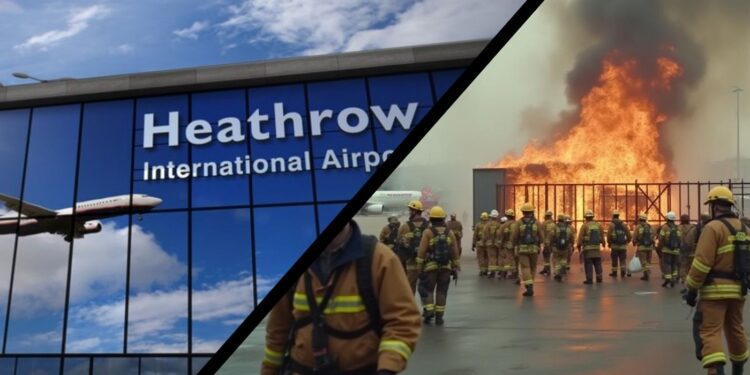 Major fire in London substation, Heathrow Airport shutdown for 24 hours